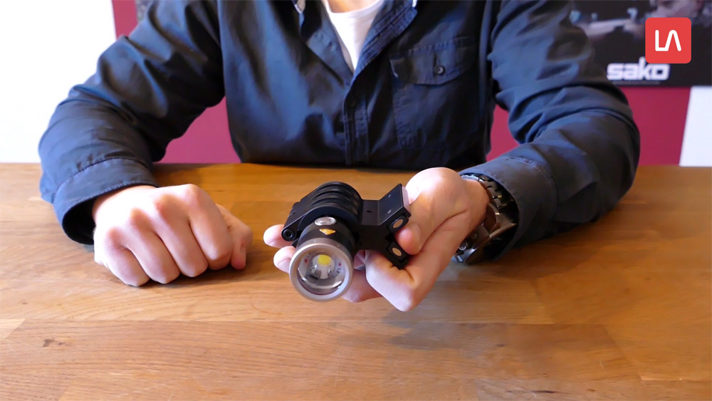Lampe de poche LED Lenser avec support magnétique